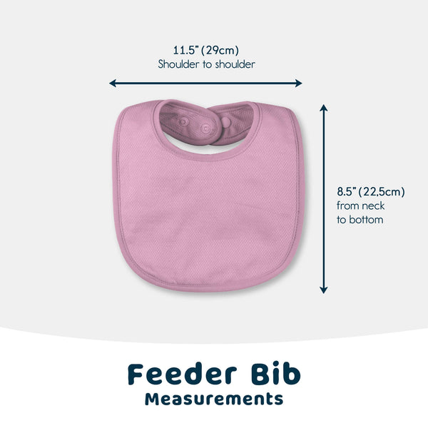 Tiny Twinkle - Kaffle Feeding Bib 8 Pack - Pink Set-Panda Kids and Baby