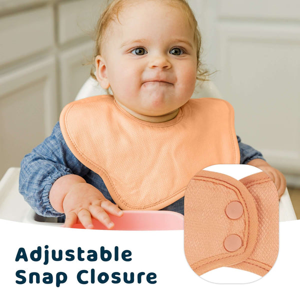 Tiny Twinkle - Kaffle Roundabout Bib 3 Pack - Light Netural Set-Panda Kids and Baby