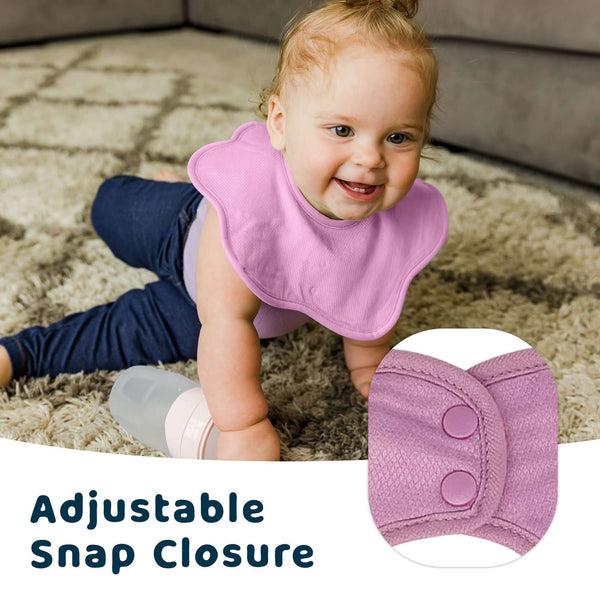 Tiny Twinkle - Kaffle Roundabout Bib 3 Pack - Pink Set-Panda Kids and Baby