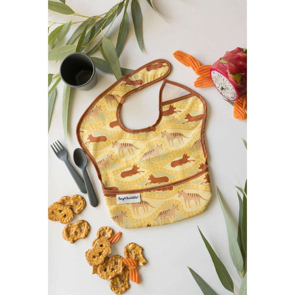 Tiny Twinkle - Mess-Proof Easy Bib Pack of 3 - Aboriginal Prints-Panda Kids and Baby