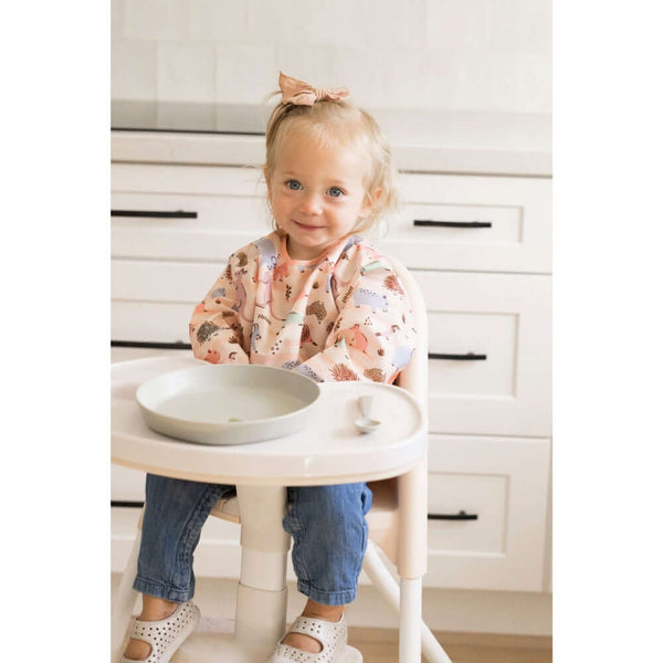 Tiny Twinkle - Mess Proof Long Sleeve Bibs - Aussie Animals Pink-Panda Kids and Baby