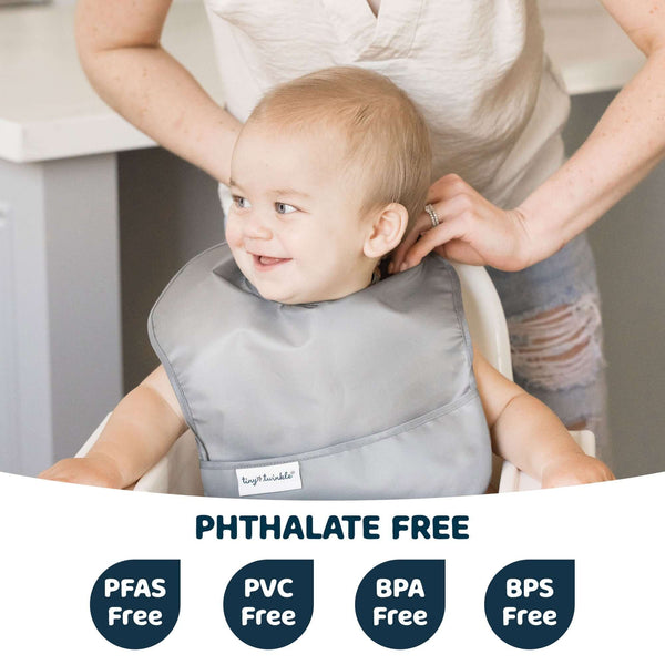 Tiny Twinkle - Mess-proof Easy Bib 5 Pack - Unisex Set-Panda Kids and Baby