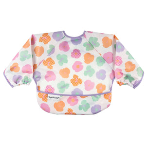 Tiny Twinkle - Mess-proof Full Sleeve Bib - Floral Pop-Panda Kids and Baby