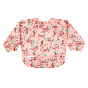 Tiny Twinkle - Mess-proof Full Sleeve Bib - Leopard-Panda Kids and Baby