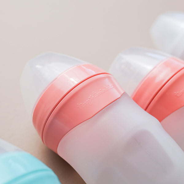 Tiny Twinkle - Silicone Baby Bottle - Blossom-Panda Kids and Baby