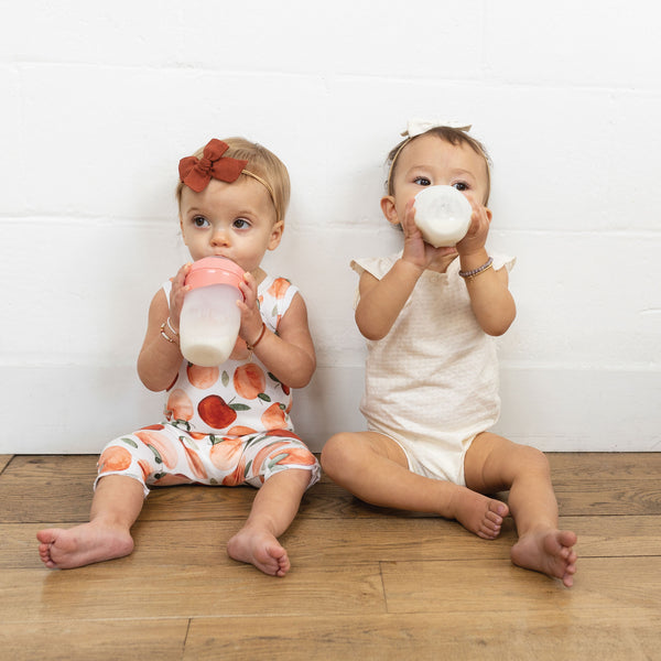 Tiny Twinkle - Silicone Baby Bottle - Blossom-Panda Kids and Baby