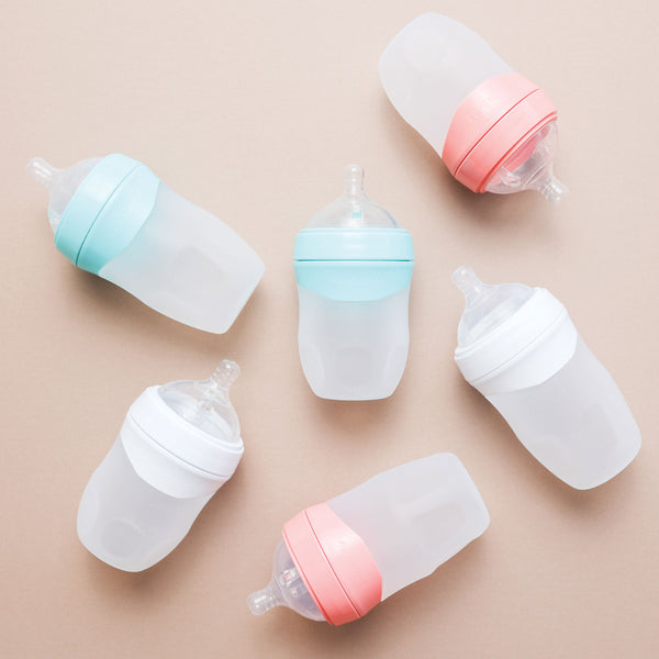 Tiny Twinkle - Silicone Baby Bottle - White-Panda Kids and Baby