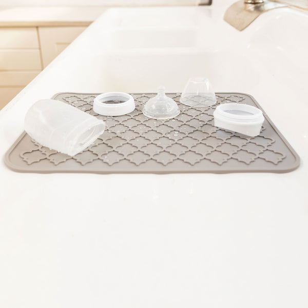 Tiny Twinkle - Silicone Baby Bottle - White-Panda Kids and Baby