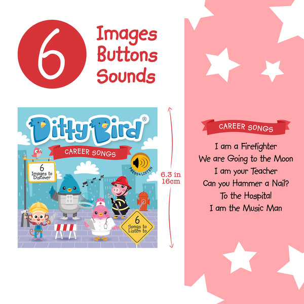 Ditty Bird - Interactive Musical and Sound Books - Available in Various Titles-Panda Kids and Baby