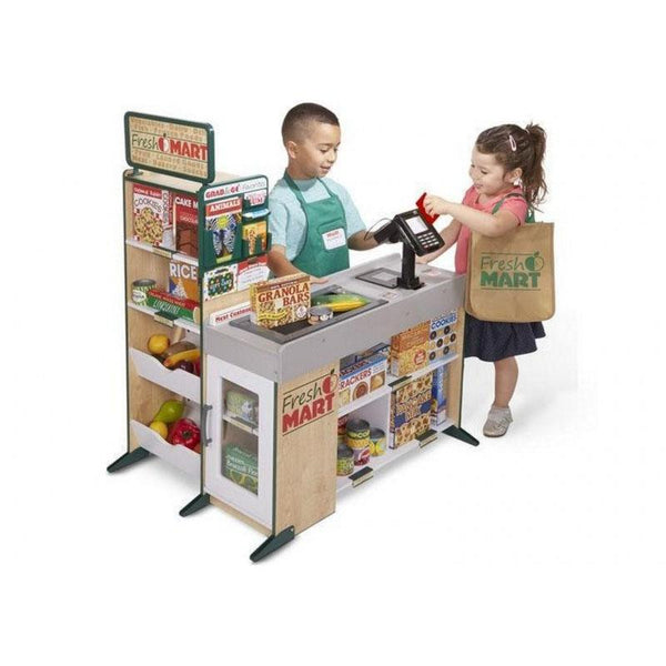 Melissa & Doug - Fresh Mart Grocery Store Play Set Pretend Toys Melissa & Doug 