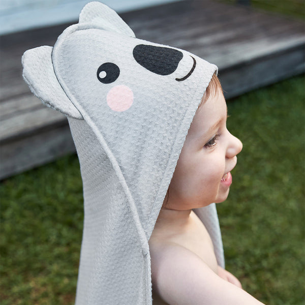 Dock & Bay: Baby Hooded Towel Animal Collection - Kirra Koala