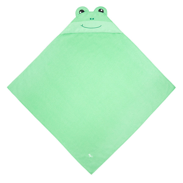 Dock & Bay: Baby Hooded Towel Animal Collection - Frankie Frog