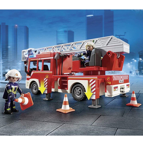 Playmobil - Fire Engine with Ladder - PMB9463-Panda Kids and Baby