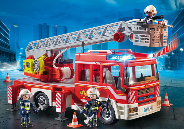 Playmobil - Fire Engine with Ladder - PMB9463-Panda Kids and Baby