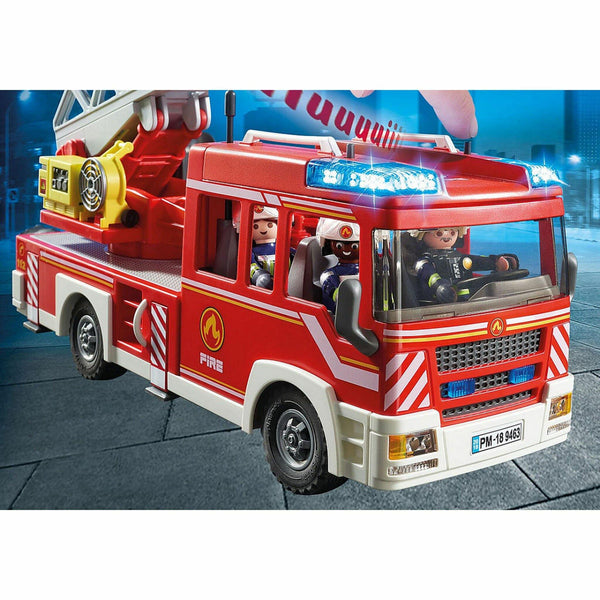 Playmobil - Fire Engine with Ladder - PMB9463-Panda Kids and Baby