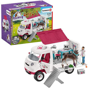 Schleich - Mobile Vet with Hanoverian Foal Figures & Playset Schleich 