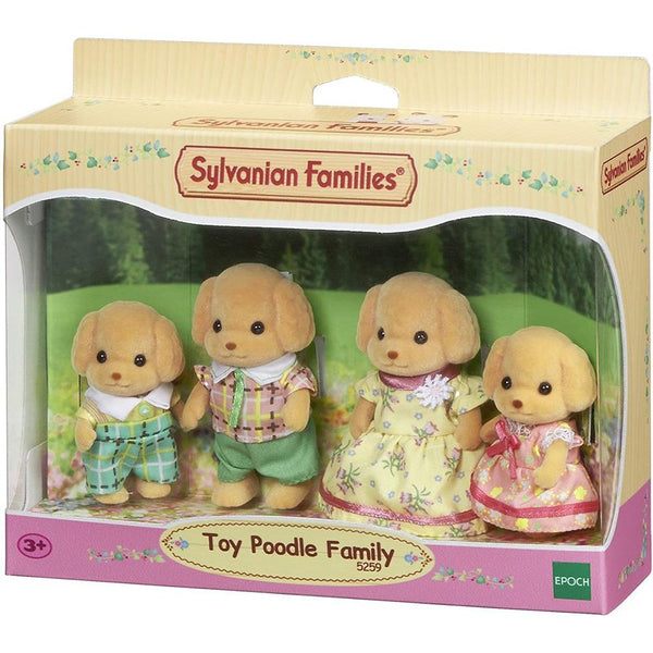 Sylvanian Families - Toy Poodle Family - SF5259-Panda Kids and Baby