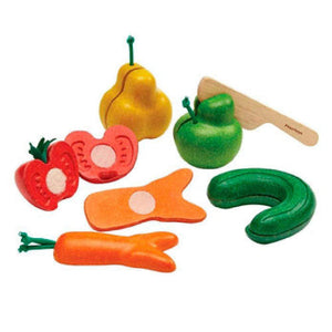 PlanToys - Wonky Fruit & Vegetables - PT3495-Panda Kids and Baby