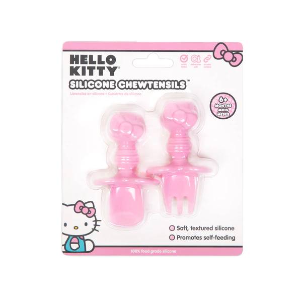 Bumkins Silicone Chewtensils - Sanrio Hello Kitty Bumkins 