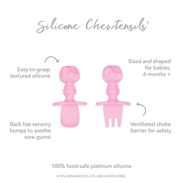 Bumkins Silicone Chewtensils - Sanrio Hello Kitty Bumkins 