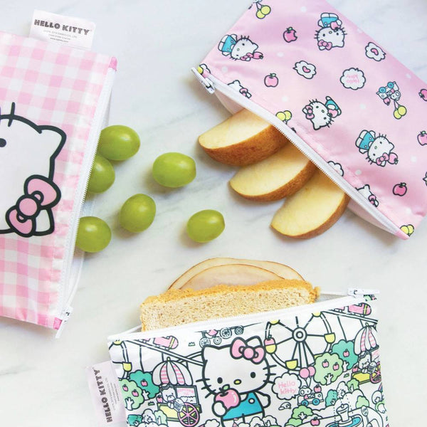 Bumkins Snack Bag Combo 3pk - Sanrio Hello Kitty Bumkins 