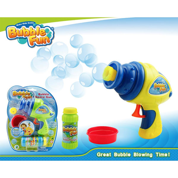 Panda Kids & Baby - Friction Power Bubble Space Gun - Navy & Yellow Outdoor Toys Panda Kids & Baby 