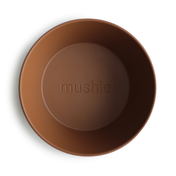 Mushie - Dinnerware Bowl Round Set of 2 - Caramel