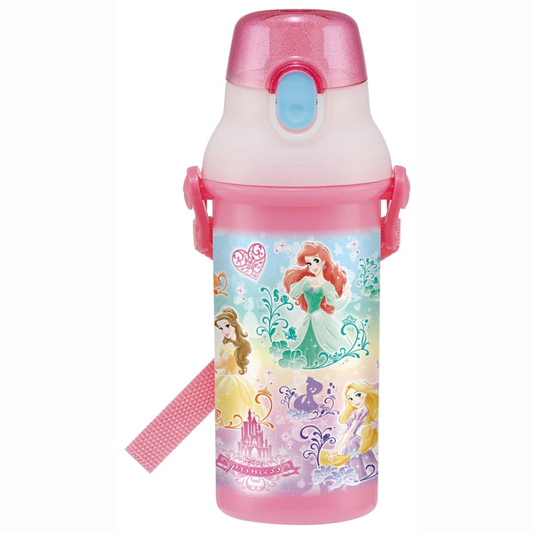 Skater - Antibacterial Direct Drink One-Touch Bottle - 480ml  - Disney Princess