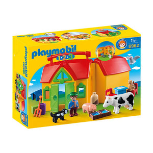 Playmobil - 1.2.3 My Take Along Farm - PMB6962 Building Toys Playmobil 