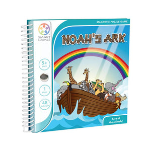 Smart Games - Noahs Ark - Magnetic Travel Brain -Panda Kids and Baby