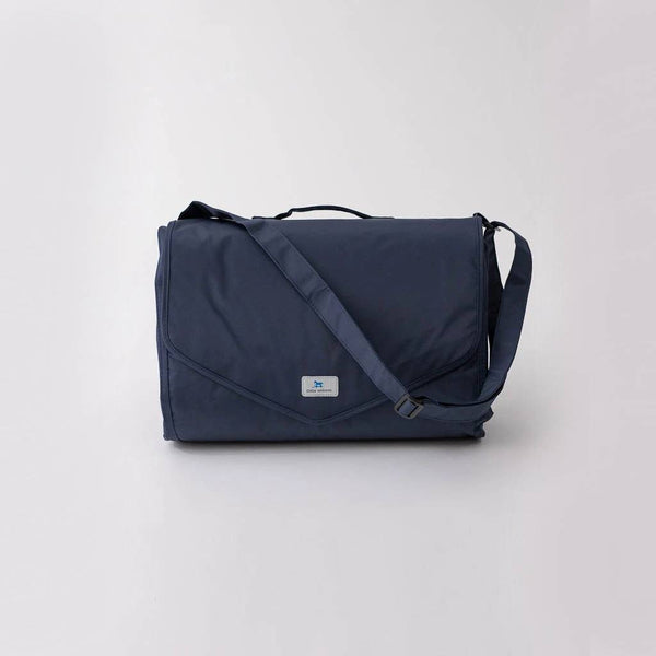 Little Unicorn - Outdoor Blanket - 5 x 7 - Navy Plaid-Panda Kids and Baby