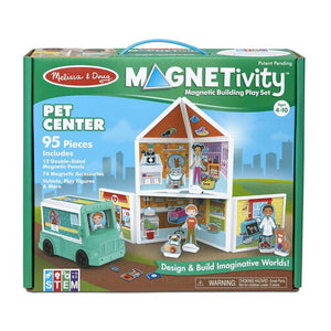 Melissa & Doug - Magnetivity Pet Center-Panda Kids and Baby