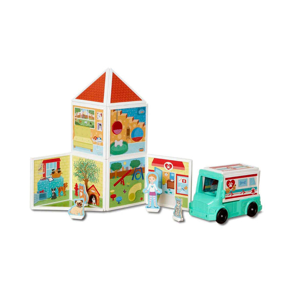 Melissa & Doug - Magnetivity Pet Center-Panda Kids and Baby