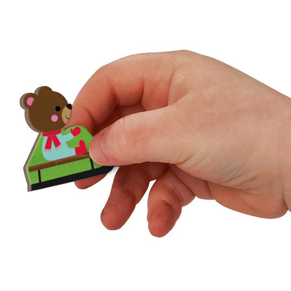 Janod - 4 Seasons Magnetibook-Panda Kids and Baby