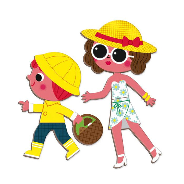 Janod - 4 Seasons Magnetibook-Panda Kids and Baby