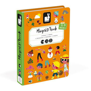 Janod - 4 Seasons Magnetibook-Panda Kids and Baby