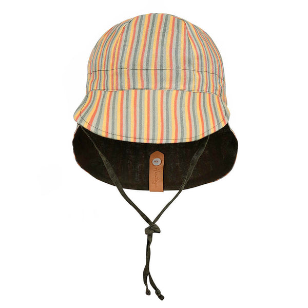 Bedhead - 'Lounger' Baby Reversible Flap Sun Hat - Gwen & Moss