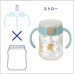 Richell - T.L.I Step Up Baby Cup Set SD - Light Blue