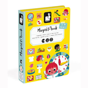 Janod - Learn The Time Magnetibook-Panda Kids and Baby