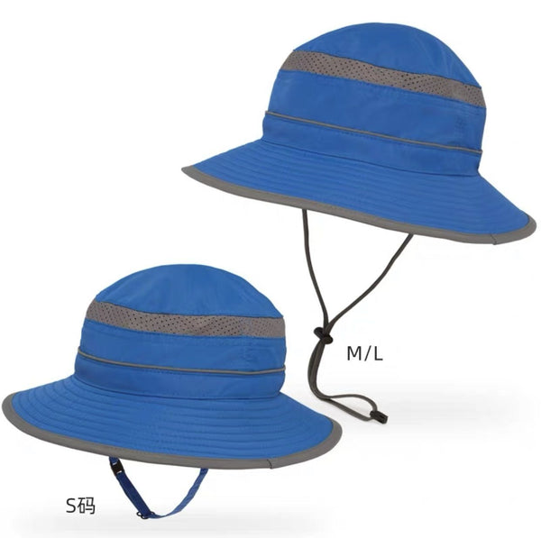 Sunday Afternoons - Kids Fun Bucket Hat - Royal Blue-Panda Kids and Baby