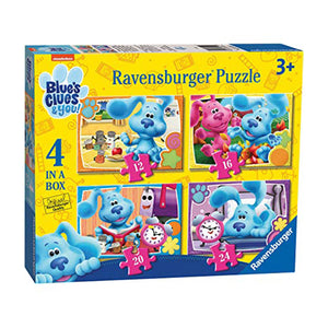 Ravensburger - Blues Clues 4 in a Box (12,16,20,24pcs) Jigsaw Puzzles Puzzles Ravensburger 