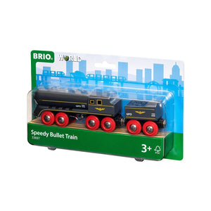 BRIO Train - Speedy Bullet Train - 2 Pieces Wooden Toys - Trains BRIO 