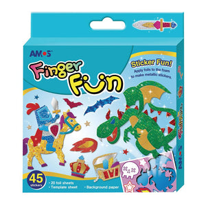 AMOS - Finger Fun - Knight & Dragon Kids Art AMOS 