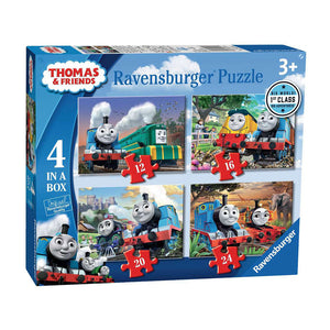 Ravensburger - Thomas & Friends Big World Adventures 4 in a Box 12 16 20 24 pieces Puzzle Puzzles Ravensburger 