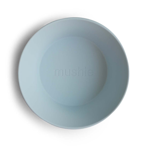 Mushie - Dinner Bowl Round Set - Powder Blue