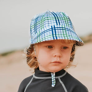 Bedhead Hats - Boys Beach Legionnaire Hat UPF50+ -Beach Chicken Print Outdoor Bedhead Hat 