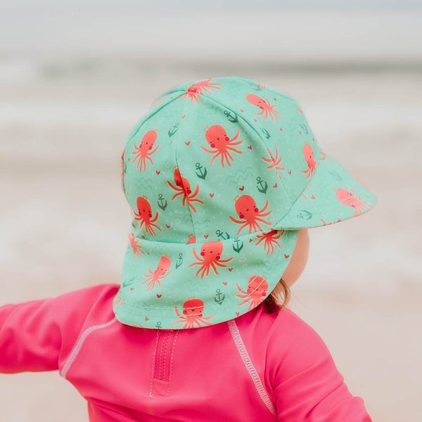 Bedhead Hats - Girls Beach Legionnaire Hat UPF50+ - Amore Print Outdoor Bedhead Hat 