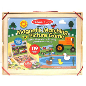 Melissa & Doug - Wooden Magnetic Picture Game Educational Toys Melissa & Doug 
