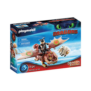 Playmobil - Dragon Racing - Fishlegs and Meatlug Building Toys Playmobil 