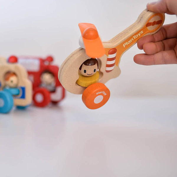 PlanToys - Helicopter Wooden Toys PlanToys 